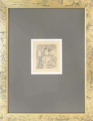 Рудаков Константин Иванович. Испанец. Эскиз иллюстрации